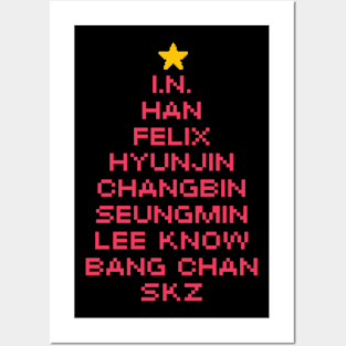 Stray Kids Christmas Tree Posters and Art